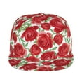 thumbnail image 2 of Balery Baseball Cap Flat Bill Hats for Men Adjustable Size for Running Workouts and Outdoor Activities All Seasons Dad Hat(Rose Flowers ), 2 of 9