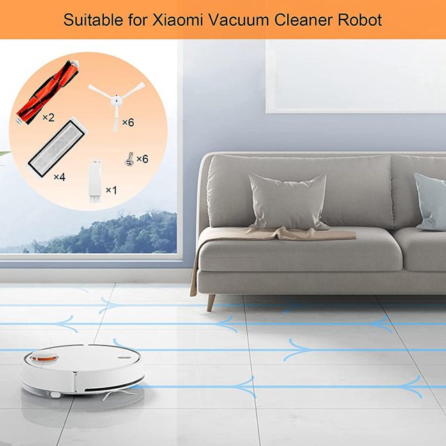Hepa Filter Main Brush For Xiaomi Mi1 1s Roborock S5 S50 Max Mijia
