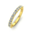 thumbnail image 2 of Certified 3/4ctw Diamond Wedding Band in 10k Yellow Gold (G-H, I1), 2 of 5
