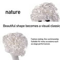 thumbnail image 4 of Short Curly Wigs Old Lady Wig Granny Wig Old Lady For Women Grandma Wig Cap Glasses Chain Pearl Necklace Earring Bracelet(7 Pieces) Grey Wigs Human Hair Clearance, 4 of 9