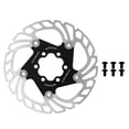 thumbnail image 2 of Bike Disc Brake Rotor, Bicycle Disc Brake Rotor Light Weight Heat Dissipation Mountain Road Bike Floating Brake Disc with 6 Screws, 2 of 7
