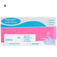 thumbnail image 1 of Peahefy 100pcs Disposable Latex Gloves Punch Resistant Protective Hands Protection S/M/L Size, 1 of 8