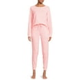 thumbnail image 2 of Muk Luks Women's and Women's Plus Top and Joggers, 2-Piece Pajama Set, 2 of 5