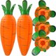 thumbnail image 2 of linternas decorativas de Pascua con forma de zanahoria, linternas de papel plegables, decoración para fiestas, 2 of 7