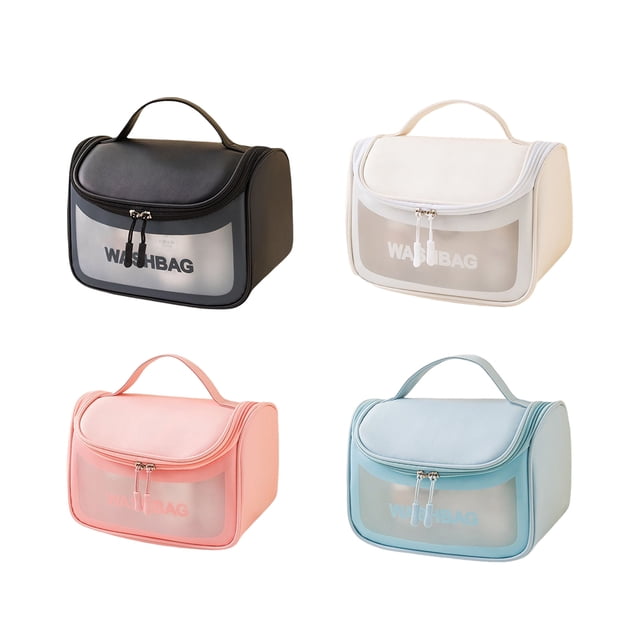 Langgg Sac de Rangement Léger Sacs Anti-Humidité Portable Simple Multifonctionnel pour Nettoyage Camping Extérieur Bleu 23*14*15cm
