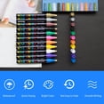 thumbnail image 4 of PENGXIANG BIGTHUMB 36 Colors Paint Pens Oil-Based Paint Marker Set Waterproof Quick Dry for Rocks Painting Glass Ceramic W, 4 of 7