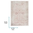 thumbnail image 4 of Livabliss Area Rugs for Living Room, 6x9 St Tropez Traditional Dusty Pink Rug, Bedroom Dining Room Home Decor Stain Resistant Carpet (6'4" x 9'2"), 4 of 8