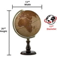 thumbnail image 4 of Replogle Expedition 12" Leather Desktop Geographic Globe, 4 of 5