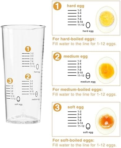 Rapid Egg Cooker Electric 12 Eggs Capacity, Soft, Medium, Hard Boiled, Poached, Omelet Maker Egg Poacher & Vegetable Steamer, BPA Free Tray$$Home Decor, Kitchen, & Other