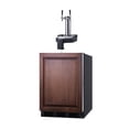 thumbnail image 4 of Summit Sbc58bliffltwada 24" Wide 5.8 Cu. Ft. Panel Ready Built-In Double Tap Kegerator -, 4 of 6