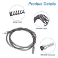 thumbnail image 3 of Uxcell Cable de desagüe de 6.56 pies, serpiente de plomería flexible, limpiador de desagües para cocina, 3 of 6