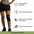 thumbnail image 3 of ARVONNE Kids Knee Sleeve Ages 8-13: Athletic & Protection Support, 3 of 8