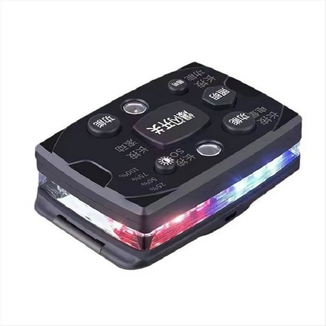 Luz LED de Hombro con Clip, Luz de Seguridad con Orientación, Luz de Flash Rojo y Azul, Ideal para Pesca Al Aire Libre y Equitación.