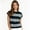 MULTI, variant on LMLYSoH Womens Knit Sweater Vest Sleeveless Round Neck Button Up Striped Tops for Casual Streetwear
