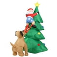 thumbnail image 2 of Dog Bite Old Man's Christmas Tree LED Growing Inflatable Christmas Tree for Outdoor Grden Yard US Plug 100-240V, 2 of 9