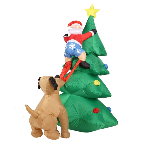 Árbol de Navidad inflable, mordedura de perro, anciano inflable, árbol trepador, viejo árbol trepador, durabilidad extendida