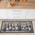 thumbnail image 5 of Ottomanson Machine Washable Non-Slip Rubberback Wine 2x5 Kitchen Runner Rug, 20" x 59", Gray, 5 of 8