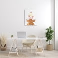 thumbnail image 2 of Stupell Industries Farm Animals Stacked Cute Illustration Cow Hen Pig Canvas Wall Art, 24 x 30, Design by White Ladder, 2 of 5