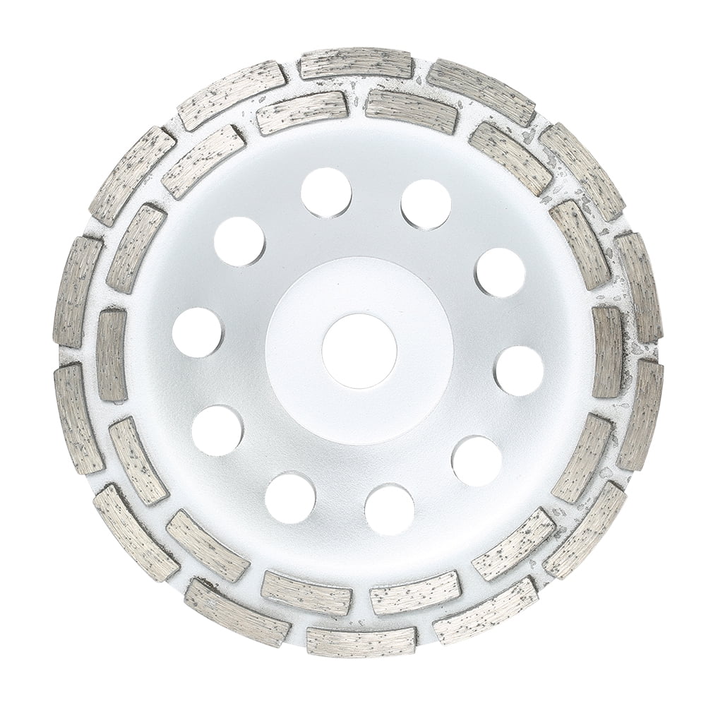 2PC 5" x 7/8" Diamond Cup Wheel Blade Turbo Grinding Concrete Granite 