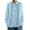 Blue, variant on SRZYMJ Womens Button Down Lace Shirts Cotton Dress Shirts Oxford Shirts Long Sleeve Work Blouses Collared Tops Tunics with Pocket