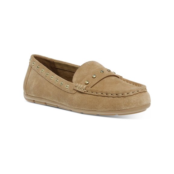 Anne Klein Womens ONIT Suede Flat Slip-On Sneakers