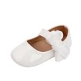 thumbnail image 4 of Baby Girls Cute Moccasinss Soft Sole Bowknot PU Leather Flats Shoes First Walkers Non-Slip Spring Autumn Princess Shoes, 4 of 5