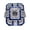 Blue, variant on STAOEDU Rings for Women Non Tarnish Dainty Plated Stacking Cubic Zirconia Thumb Ring Set Trendy Statement Promise Wedding Bands