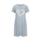 thumbnail image 4 of Camisón corto de mujer, vestido de largo medio con estampado de moda, camisón corto extragrande de mujer, camisón de manga corta con estampado de pecho a la moda, camisón de mujer, 4 of 4