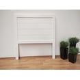 thumbnail image 1 of Cabecera Para Cama Individual Muebles GM Modelo Duela Pata Delgada Madera de Pino Laca Color Blanco, 1 of 5