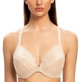 thumbnail image 3 of CHUANK Female Racerback Front Closure Unlined Underwire Bra for Women Black 34B, 3 of 4