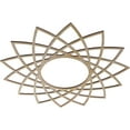thumbnail image 2 of Ekena Millwork 26"OD x 10"ID x 1/4"T Eleanor Wood Fretwork Pierced Ceiling Medallion, Birch, 2 of 3