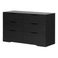 thumbnail image 2 of South Shore Holland 6-Drawer Dresser for Adult, in Black Oak, 2 of 10