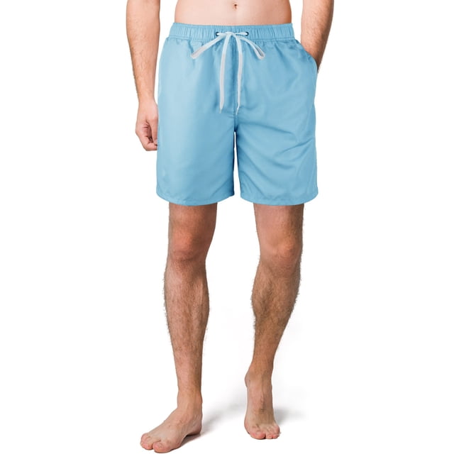 Shorts de baño Scotamalone de secado rápido para hombre en azul claro