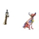 thumbnail image 5 of Figura decorativa de mujer africana, estatua de resina, adorno, figura coleccionable, perro, artesanía hecha a mano, ideal para estantería, oficina, h, 5 of 8