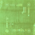 thumbnail image 1 of Ahgly Company Indoor Square Abstract Turquoise Blue Modern Area Rugs, 6' Square, 1 of 4
