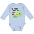 thumbnail image 3 of Inktastic My Great Aunt Loves Me- Cute Turtle Boys or Girls Long Sleeve Baby Bodysuit, 3 of 5