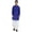 Ink-Blue, variant on Royal Kurta Mens Cotton Kurta & Salwar Set White 44