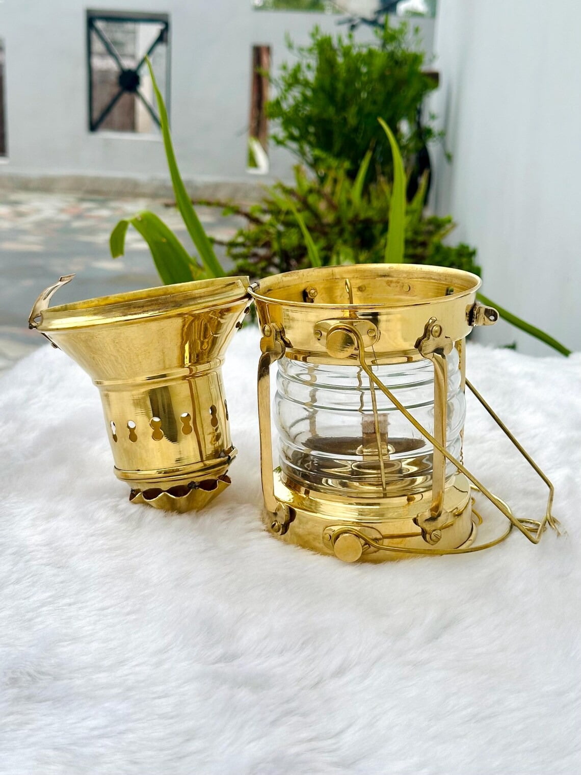 Personalized Handmade Oil Lantern, Nautical Table Lamp, Maritime Ship oil Lantern, Vintage Style Burner Lantern, Hanging Light Oil Lamp