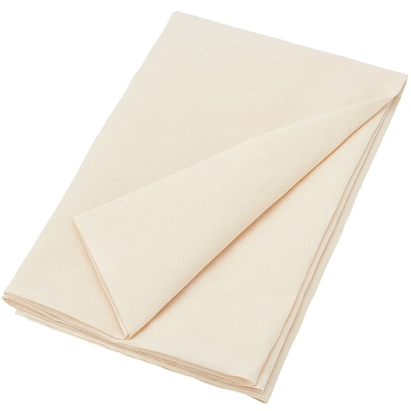 1.09 Yards 62.99 Inch Natural Pure Cotton Canvas Fabric Medium Weight Textile Unbleached Muslin Fabrics
