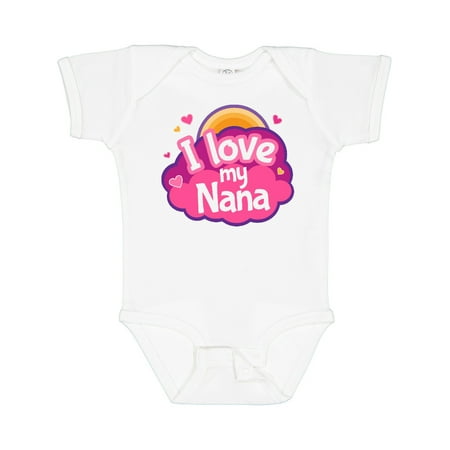 

Inktastic I Love My Nana Grandchild Girls Baby Bodysuit