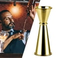 thumbnail image 1 of Copa de cóctel de material acero inoxidable Copa de cóctel con Mezclador de vertido Barware Mezclador de bebidas de doble cabeza para Martini Oro 1 2 BLESIY batidor de coctéles, 1 of 8