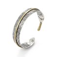 thumbnail image 2 of Brazalete de aleación Qarigey plateado, 2 of 6