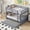 Grey, variant on Mirightone Twin Over Twin Bunk Bed with Trundle, Convertible to 2 Twin Size Platform Bed, Twin Size Bunk Bed with Ladder and Safety Rails for Teens, Adults, Grey