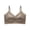 Coffee, variant on MEICHEN Elegant Satin Full Coverage Tshirt Bras for Women Solid Lace Edged Wireless No Show Underwear Push Up Bralettes