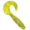 thumbnail image 5 of Kalins Freshwater 3" Lunker Soft Plastics Fishing Lure  Grub,Chartruese Salt&Perpper, River, 10pk, 5 of 8