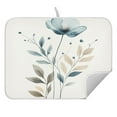 thumbnail image 3 of Cold Toned Flower Dish Drying Mat for Kitchen, Quick Drying Absorbent Soft Durable 18 x 24", 3 of 10
