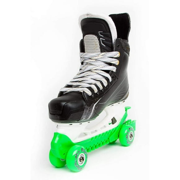 Rollergard - Protectores Para Patines De Hockey Sobre Hielo, Talla Única, Color Verde Neón