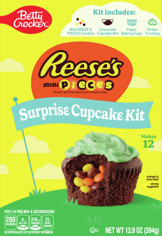 Betty Crocker Reese's Pieces Surprise Cupcake Kit