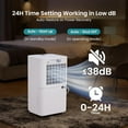 thumbnail image 5 of 30 Pints Dehumidifier with Drain Hose for Basements and Bedrooms, Quiet Operation Under 38dB,  Humidity Indicator Ring, Ideal Whole House Humidity Remover, 5 of 7