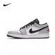 thumbnail image 2 of Zapatillas de baloncesto Air Jordan 1 de cuero, estilo retro, modernas, antideslizantes, resistentes al desgaste y de corte bajo para hombre, 2 of 5
